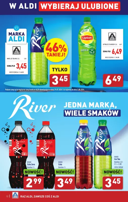 Aldi - gazetka promocyjna Pełny katalog od poniedziałku 29.07 do soboty 03.08 - strona 12