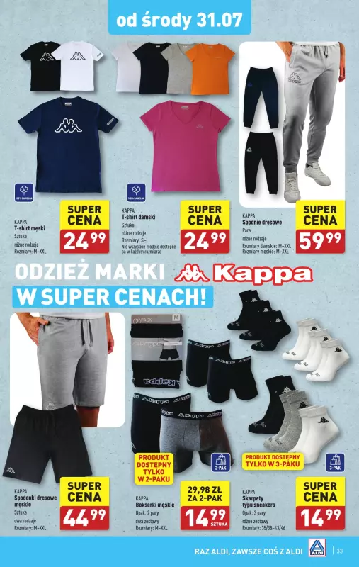 Aldi - gazetka promocyjna Pełny katalog od poniedziałku 29.07 do soboty 03.08 - strona 33