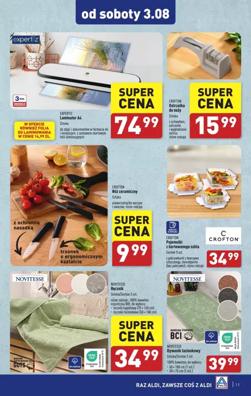 Aldi - gazetka promocyjna Aldi ma to coś! od poniedziałku 29.07 do soboty 03.08 - strona 11