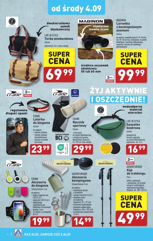 Aldi - gazetka promocyjna Aldi ma to coś! od środy 04.09 do soboty 07.09 - strona 4