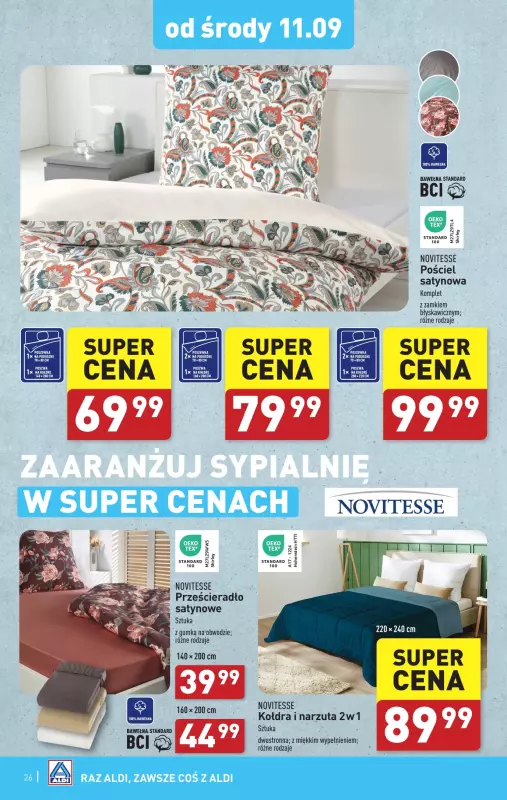 Aldi - gazetka promocyjna Pełny katalog od poniedziałku 09.09 do soboty 14.09 - strona 26