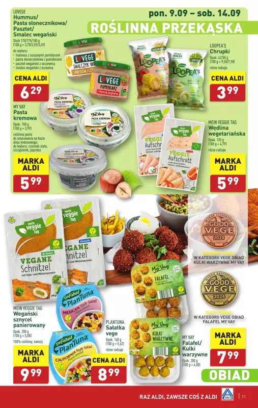 Aldi - gazetka promocyjna Pełny katalog od poniedziałku 09.09 do soboty 14.09 - strona 11