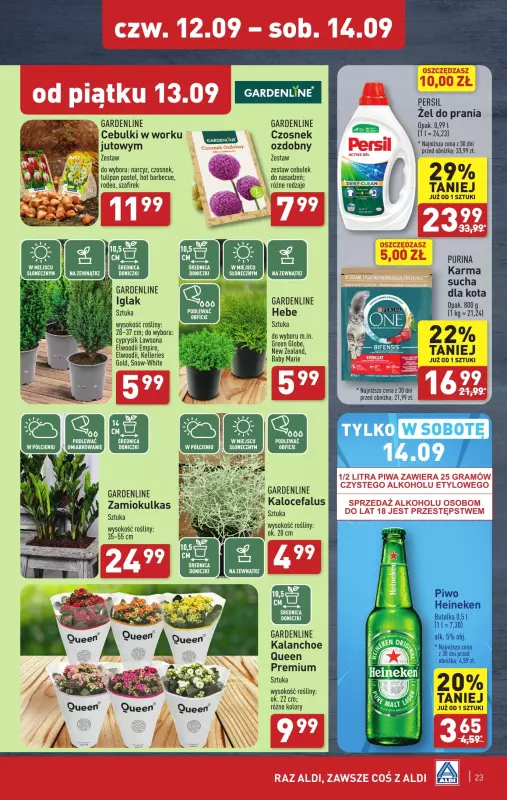 Aldi - gazetka promocyjna Pełny katalog od poniedziałku 09.09 do soboty 14.09 - strona 23