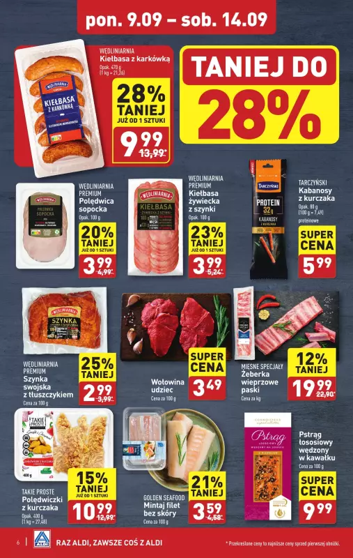 Aldi - gazetka promocyjna Pełny katalog od poniedziałku 09.09 do soboty 14.09 - strona 6