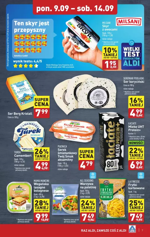 Aldi - gazetka promocyjna Pełny katalog od poniedziałku 09.09 do soboty 14.09 - strona 7