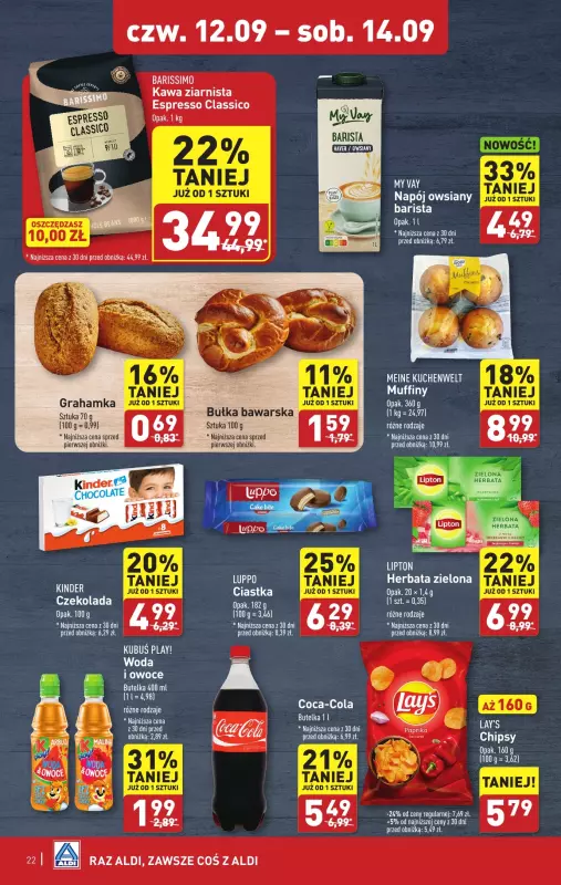 Aldi - gazetka promocyjna Pełny katalog od poniedziałku 09.09 do soboty 14.09 - strona 22