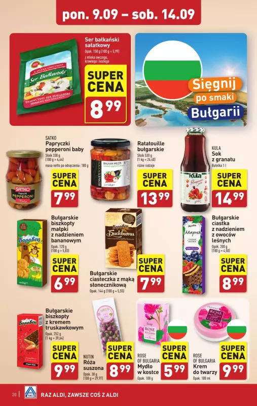 Aldi - gazetka promocyjna Pełny katalog od poniedziałku 09.09 do soboty 14.09 - strona 20