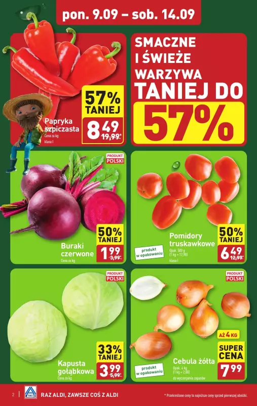 Aldi - gazetka promocyjna Pełny katalog od poniedziałku 09.09 do soboty 14.09 - strona 2