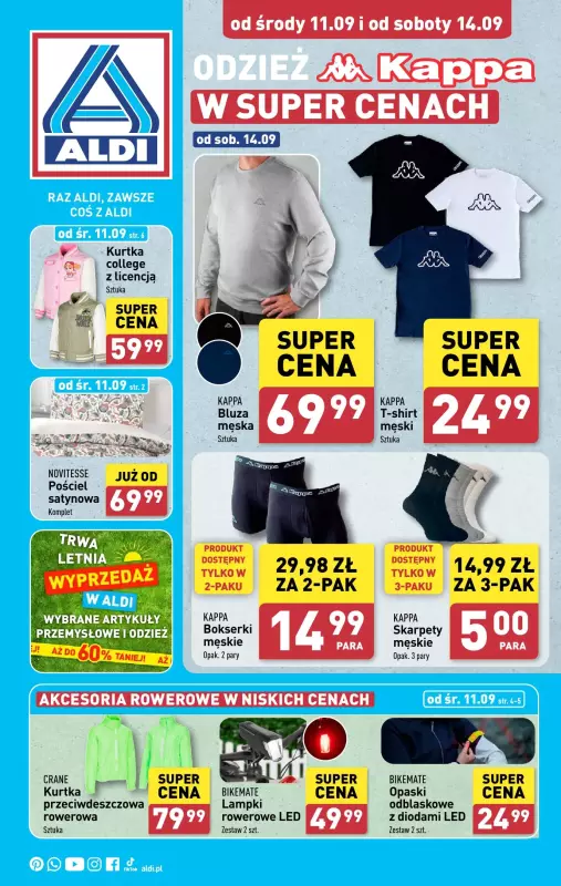 Aldi - gazetka promocyjna Aldi ma to coś! od środy 11.09 do soboty 14.09