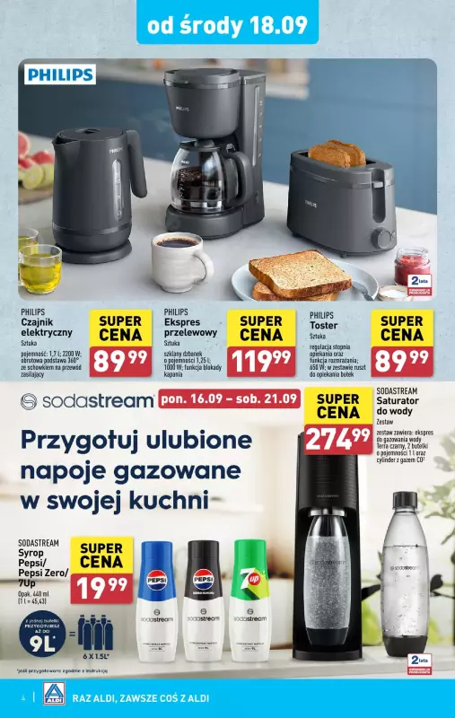 Aldi - gazetka promocyjna Aldi ma to coś! od poniedziałku 16.09 do soboty 21.09 - strona 4