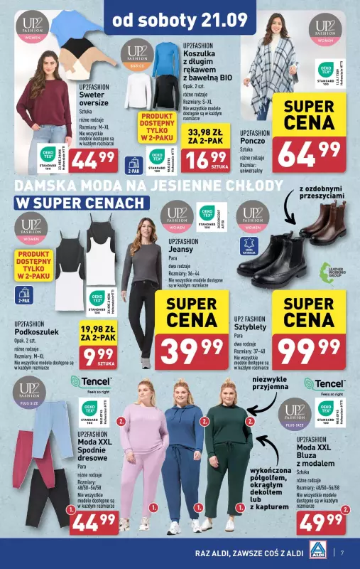 Aldi - gazetka promocyjna Aldi ma to coś! od poniedziałku 16.09 do soboty 21.09 - strona 7