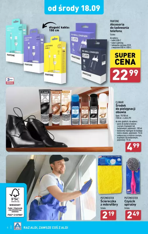 Aldi - gazetka promocyjna Aldi ma to coś! od poniedziałku 16.09 do soboty 21.09 - strona 6