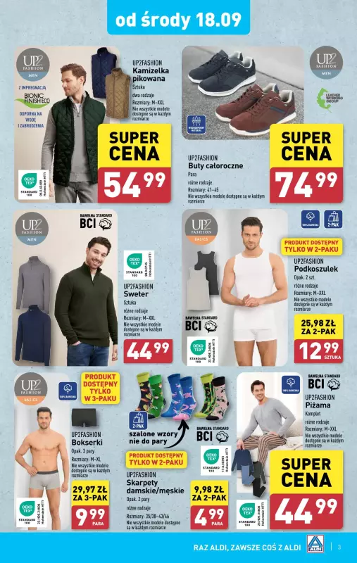 Aldi - gazetka promocyjna Aldi ma to coś! od poniedziałku 16.09 do soboty 21.09 - strona 3