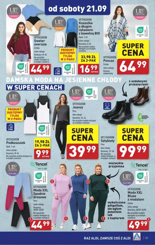 Aldi - gazetka promocyjna Pełny katalog! od poniedziałku 16.09 do soboty 21.09 - strona 33