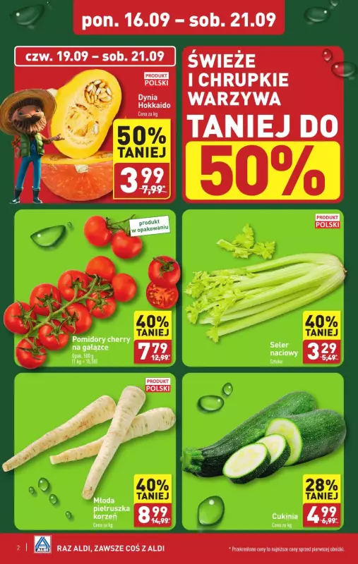 Aldi - gazetka promocyjna Pełny katalog! od poniedziałku 16.09 do soboty 21.09 - strona 2