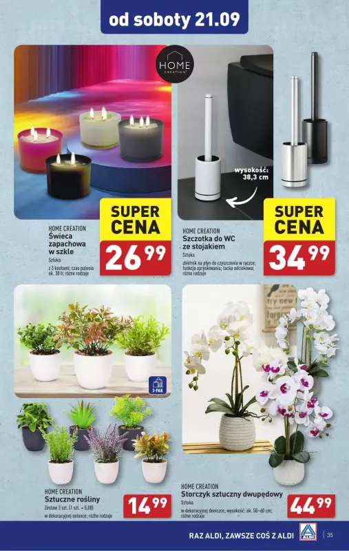 Aldi - gazetka promocyjna Pełny katalog! od poniedziałku 16.09 do soboty 21.09 - strona 35