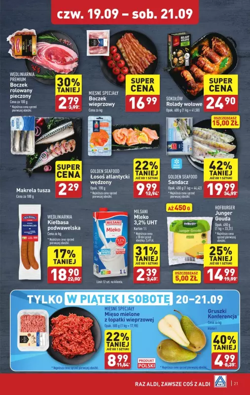 Aldi - gazetka promocyjna Pełny katalog! od poniedziałku 16.09 do soboty 21.09 - strona 21