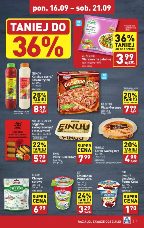 Aldi - gazetka promocyjna Pełny katalog! od poniedziałku 16.09 do soboty 21.09 - strona 7