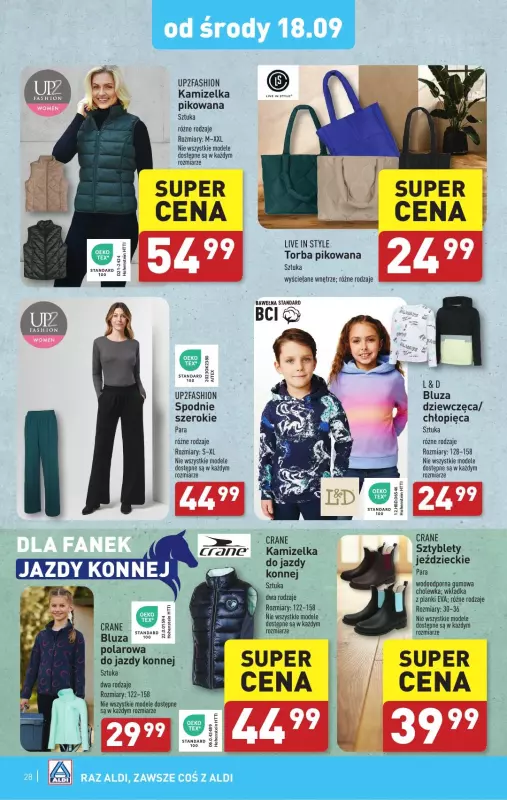 Aldi - gazetka promocyjna Pełny katalog! od poniedziałku 16.09 do soboty 21.09 - strona 28