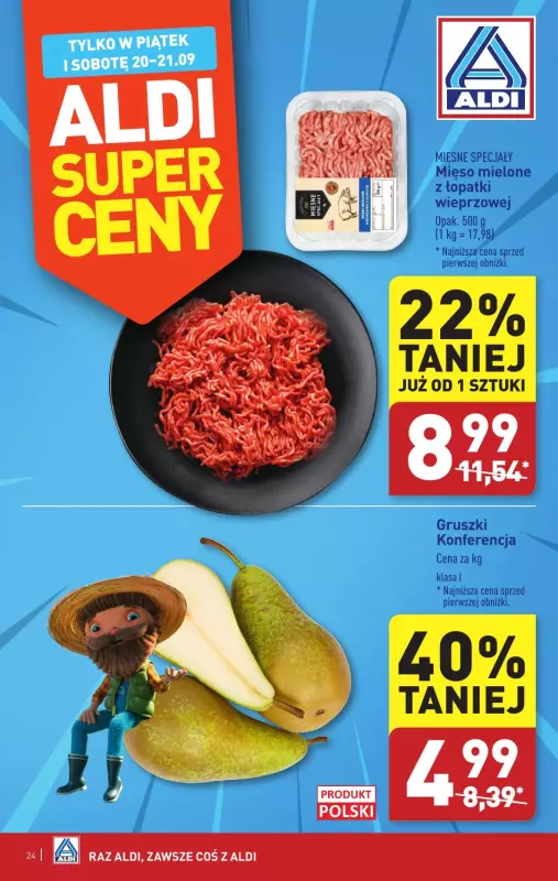 Aldi - gazetka promocyjna Pełny katalog! od poniedziałku 16.09 do soboty 21.09 - strona 24