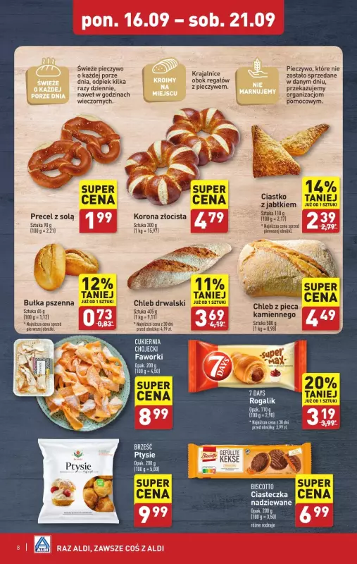 Aldi - gazetka promocyjna Pełny katalog! od poniedziałku 16.09 do soboty 21.09 - strona 8