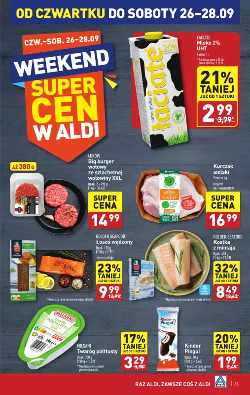 Aldi - gazetka promocyjna Pełny katalog od poniedziałku 23.09 do soboty 28.09 - strona 21