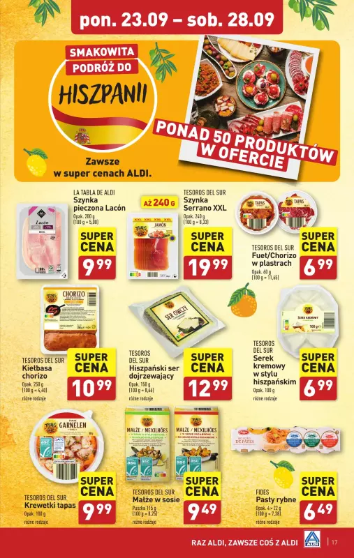 Aldi - gazetka promocyjna Pełny katalog od poniedziałku 23.09 do soboty 28.09 - strona 17