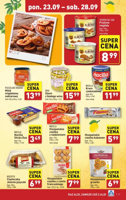 Aldi - gazetka promocyjna Pełny katalog od poniedziałku 23.09 do soboty 28.09 - strona 19