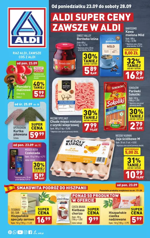 Aldi - gazetka promocyjna Pełny katalog od poniedziałku 23.09 do soboty 28.09