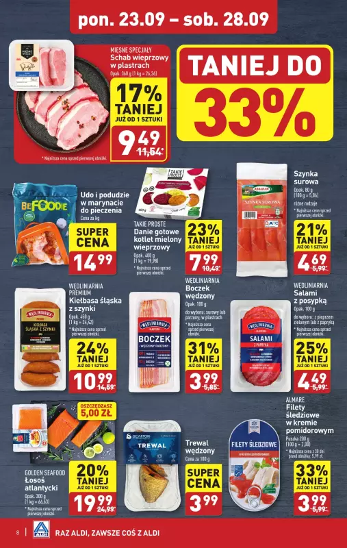 Aldi - gazetka promocyjna Pełny katalog od poniedziałku 23.09 do soboty 28.09 - strona 8