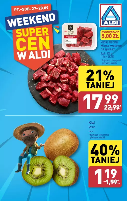 Aldi - gazetka promocyjna Super cena! od piątku 27.09 do soboty 28.09