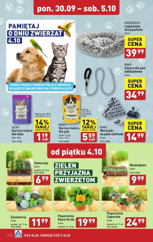 Aldi - gazetka promocyjna Pełny katalog! od poniedziałku 30.09 do soboty 05.10 - strona 22