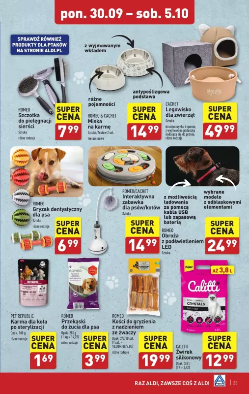 Aldi - gazetka promocyjna Pełny katalog! od poniedziałku 30.09 do soboty 05.10 - strona 23