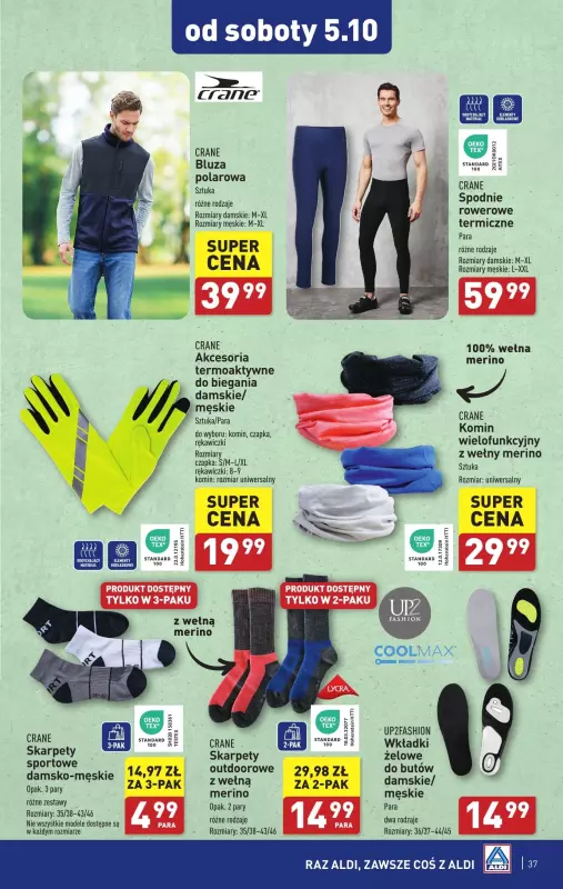 Aldi - gazetka promocyjna Pełny katalog! od poniedziałku 30.09 do soboty 05.10 - strona 37