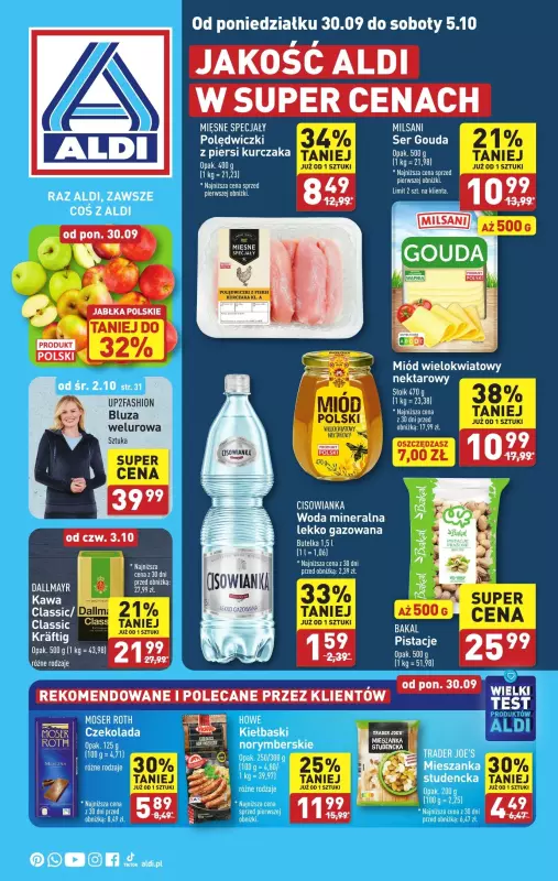 Aldi - gazetka promocyjna Pełny katalog! od poniedziałku 30.09 do soboty 05.10