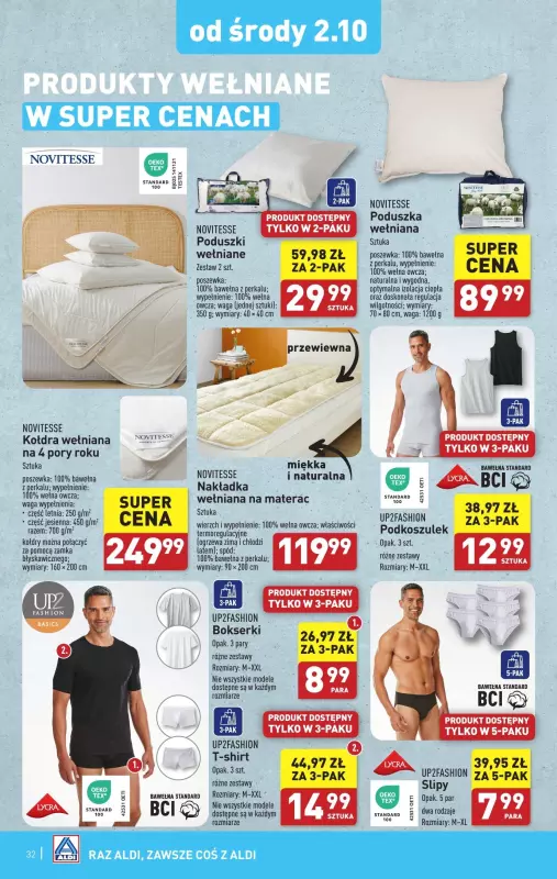 Aldi - gazetka promocyjna Pełny katalog! od poniedziałku 30.09 do soboty 05.10 - strona 32