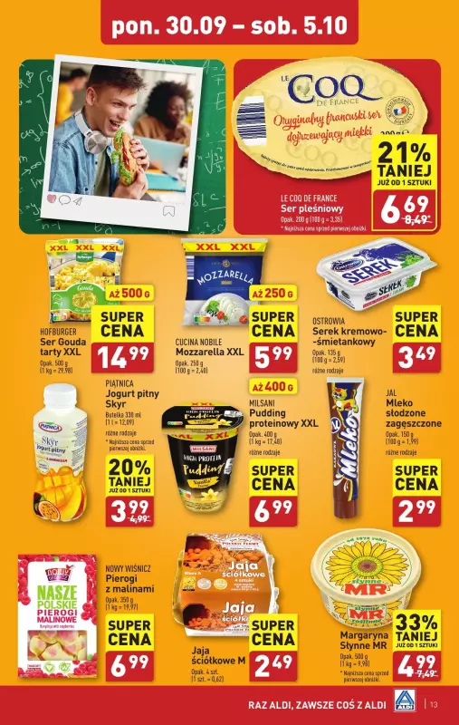 Aldi - gazetka promocyjna Pełny katalog! od poniedziałku 30.09 do soboty 05.10 - strona 13