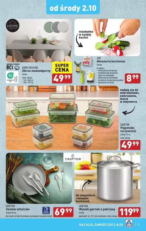 Aldi - gazetka promocyjna Pełny katalog! od poniedziałku 30.09 do soboty 05.10 - strona 33