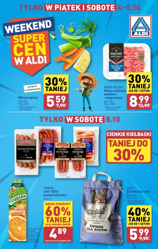 Aldi - gazetka promocyjna Super cena! od piątku 04.10 do soboty 05.10