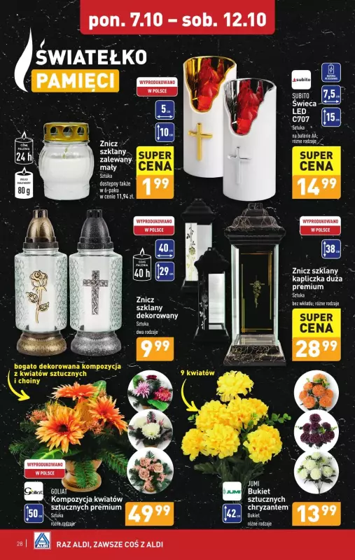 Aldi - gazetka promocyjna Pełny katalog! od poniedziałku 07.10 do soboty 12.10 - strona 28