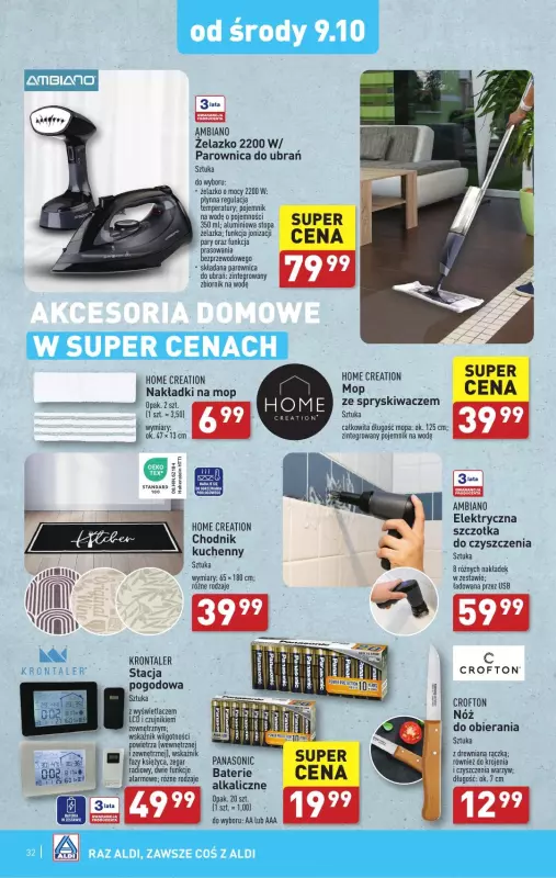 Aldi - gazetka promocyjna Pełny katalog! od poniedziałku 07.10 do soboty 12.10 - strona 32