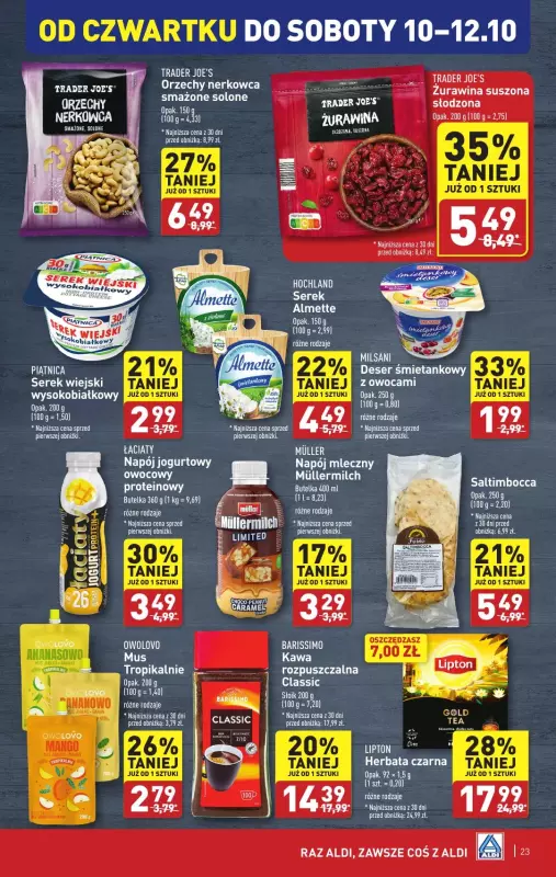 Aldi - gazetka promocyjna Pełny katalog! od poniedziałku 07.10 do soboty 12.10 - strona 23