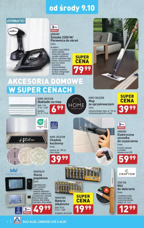 Aldi - gazetka promocyjna Aldi ma to coś! od poniedziałku 07.10 do soboty 12.10 - strona 6