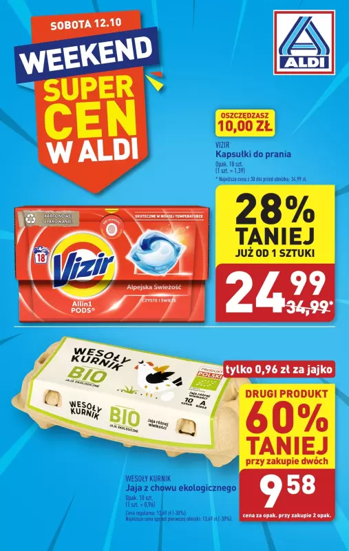 Aldi - gazetka promocyjna Super cena! od soboty 12.10 do soboty 12.10