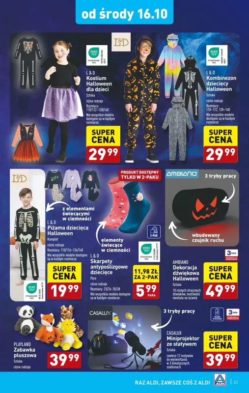 Aldi - gazetka promocyjna Pełny katalog! od poniedziałku 14.10 do soboty 19.10 - strona 33