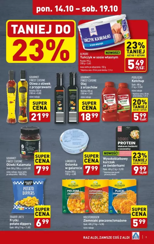 Aldi - gazetka promocyjna Pełny katalog! od poniedziałku 14.10 do soboty 19.10 - strona 9