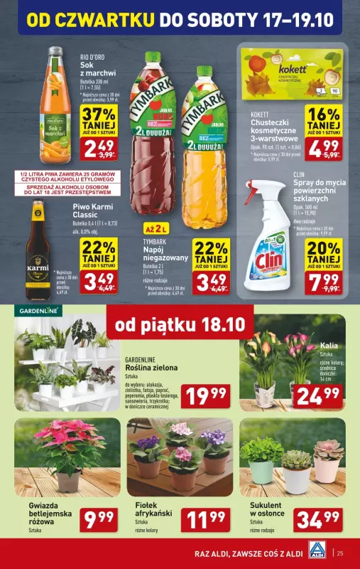 Aldi - gazetka promocyjna Pełny katalog! od poniedziałku 14.10 do soboty 19.10 - strona 25