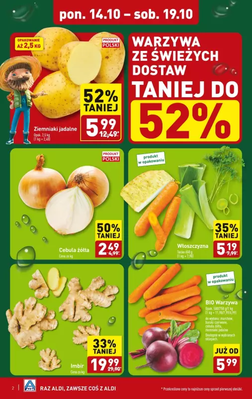 Aldi - gazetka promocyjna Pełny katalog! od poniedziałku 14.10 do soboty 19.10 - strona 2