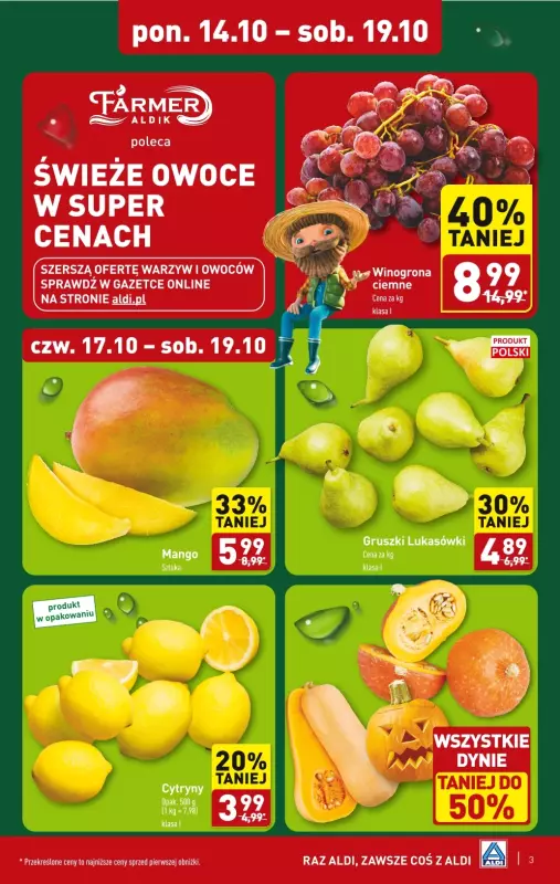 Aldi - gazetka promocyjna Pełny katalog! od poniedziałku 14.10 do soboty 19.10 - strona 3