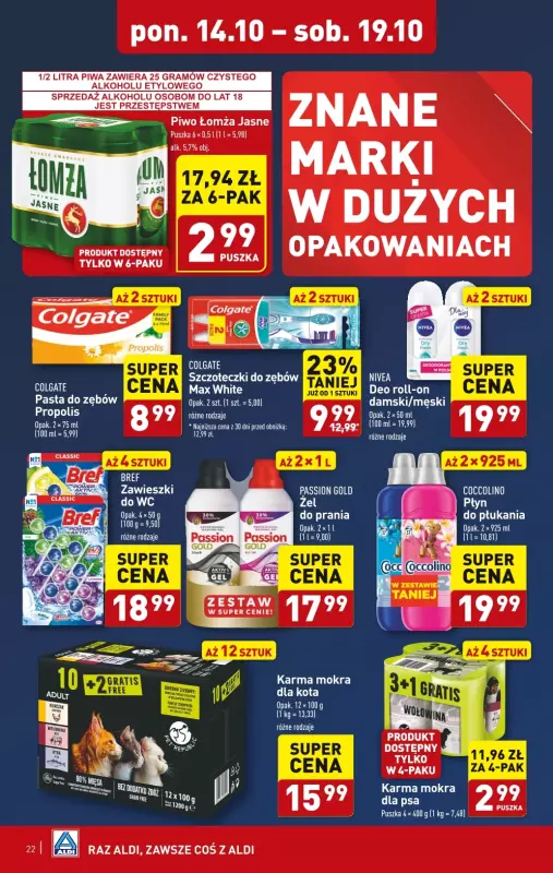 Aldi - gazetka promocyjna Pełny katalog! od poniedziałku 14.10 do soboty 19.10 - strona 22